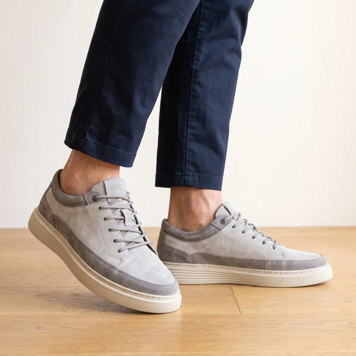 Men's Comfortable Suede Orthopedic Sneakers for Daily Use