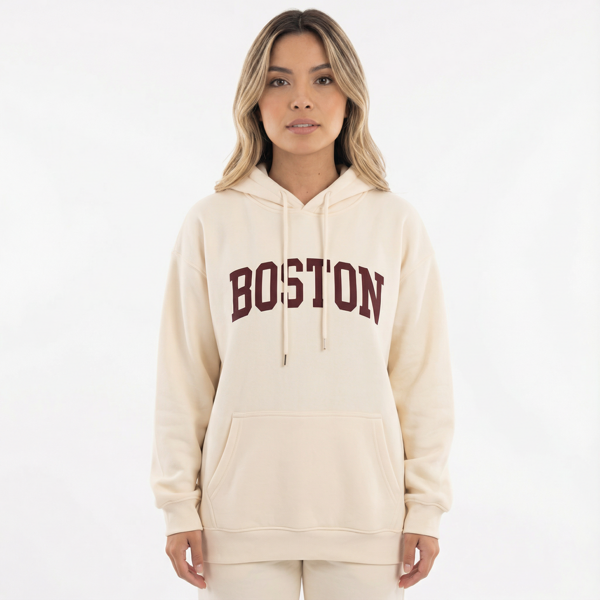 Women's Oversized Graphic Sweatshirt with Long Sleeves for Daily Use Khaki