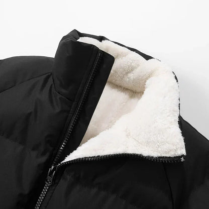 Men's Quilted Padded Puffer Jacket for Fall and Winter Everyday Wear