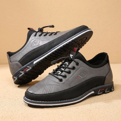 Men's Comfortable Slip-On Sneakers for Orthopedic Support Gray