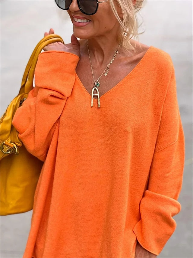 Women's Oversized Tunic Sweatshirt for Fall and Winter Everyday Wear
