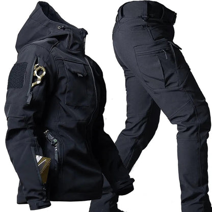 Men's Outdoor Exploration Gear Kit for Fall and Winter Everyday Wear Black
