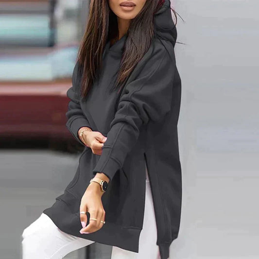 Women's Oversized Boxy Hoodie for Fall and Winter Everyday Wear