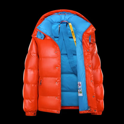 Men's Insulated Zip-Up Puffer Jacket for Fall and Winter Everyday Wear